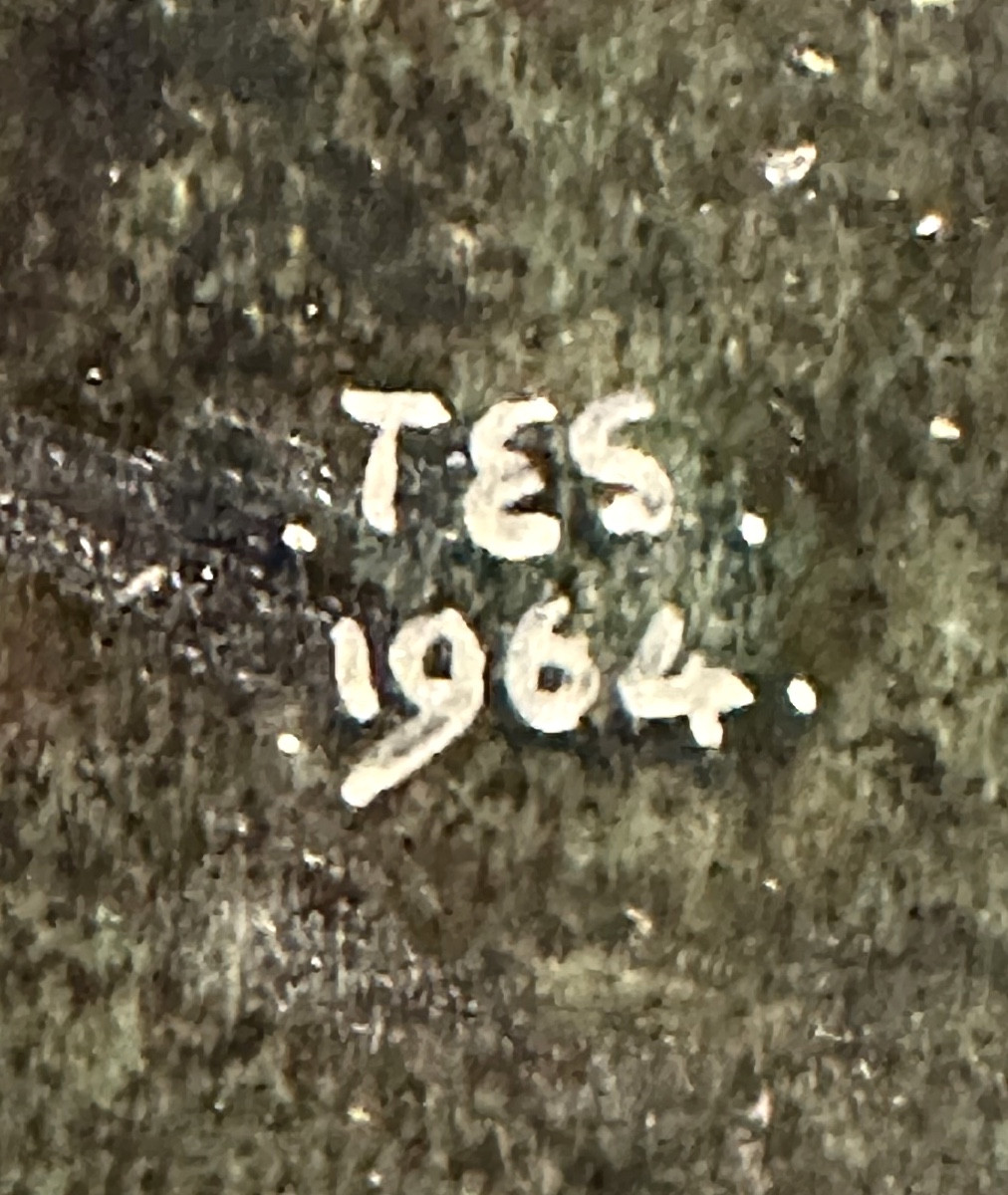 Tes Mme Mouton XXth Belgian Dreamlike Work With Oil Highlights From 1964 -photo-3