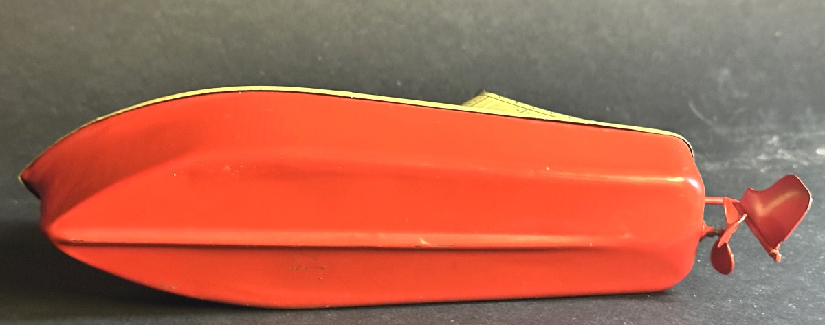 Vébé Unis Mechanical Toy Gun, Mint Condition, Lithographed Tinplate, With Its Key /2-photo-4