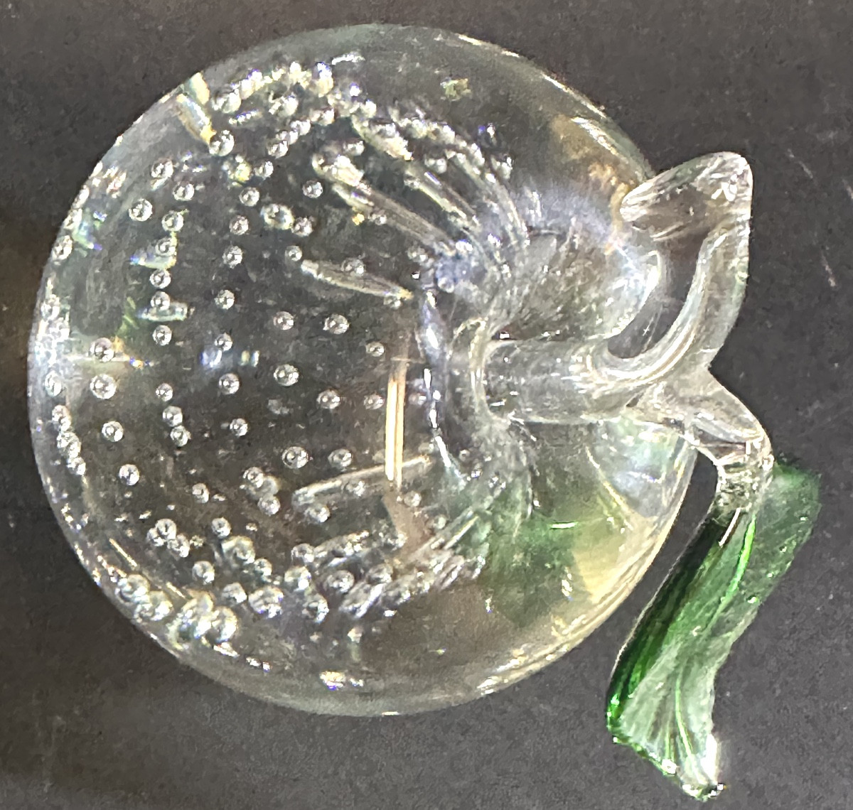 Presse papiers POMME sulfure de Murano presse-papier-photo-3