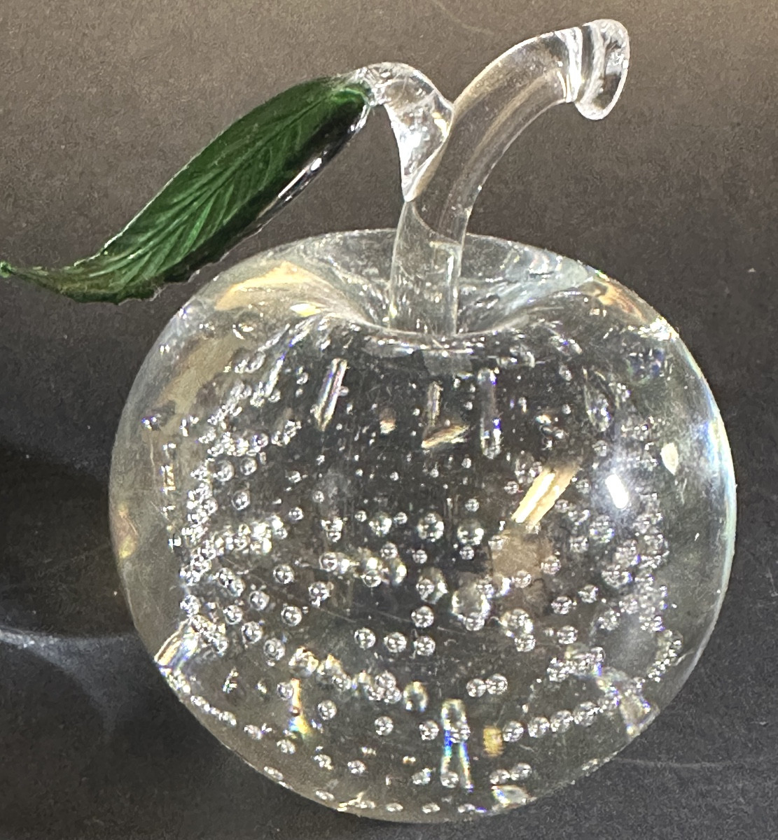 Presse papiers POMME sulfure de Murano presse-papier-photo-2