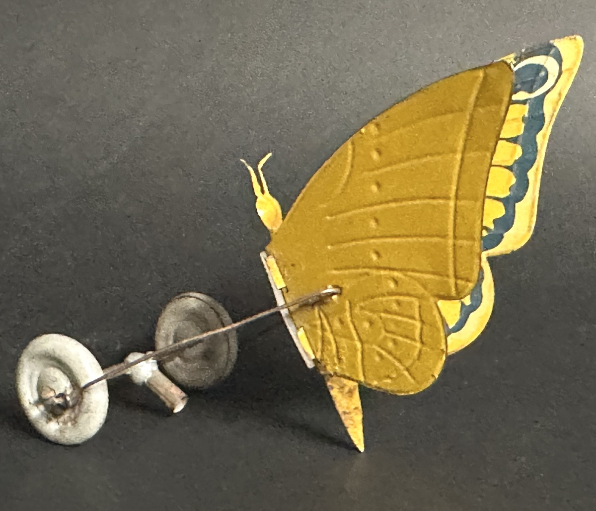 Jouet Charles ROSSIGNOL Papillon articulé en tôle lithographiée CR 23,3 cm /6-photo-4
