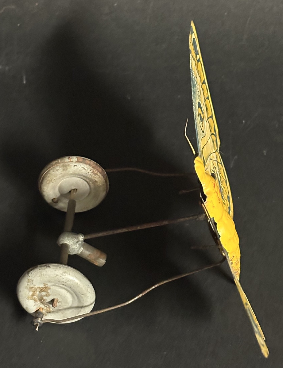 Jouet Charles ROSSIGNOL Papillon articulé en tôle lithographiée CR 23,3 cm /6-photo-3