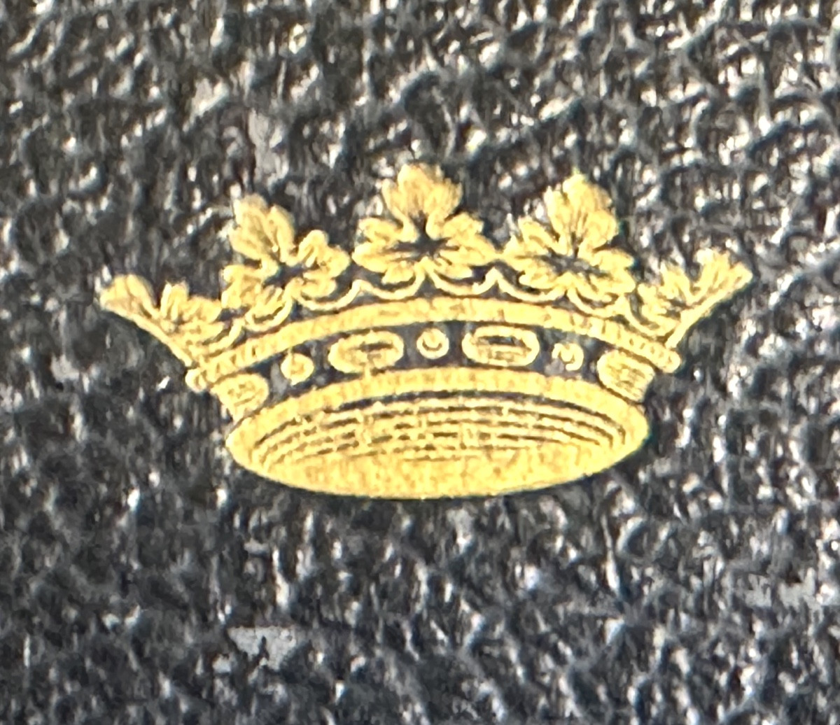 18 cuillères à moka Blason de Marquis dans leur écran d’origine Noblesse couronne très bon état-photo-2