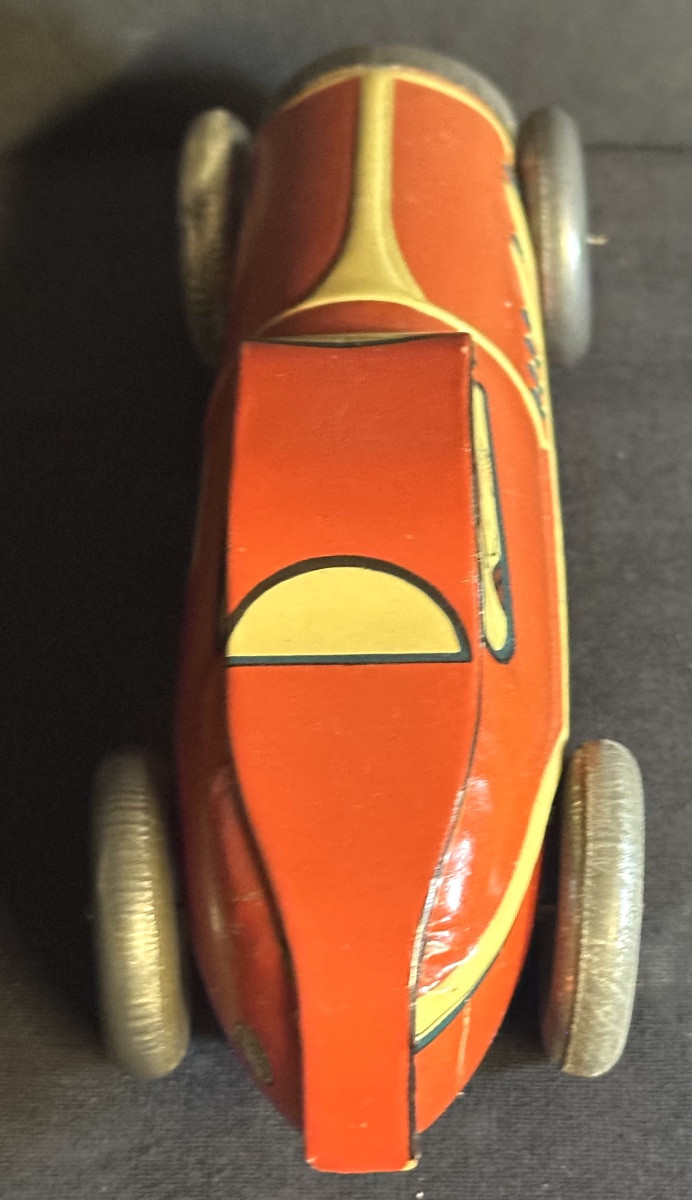 Memo Racing Car No. 808 In Lithographed Tinplate. Toy In Very Good Condition /8-photo-2