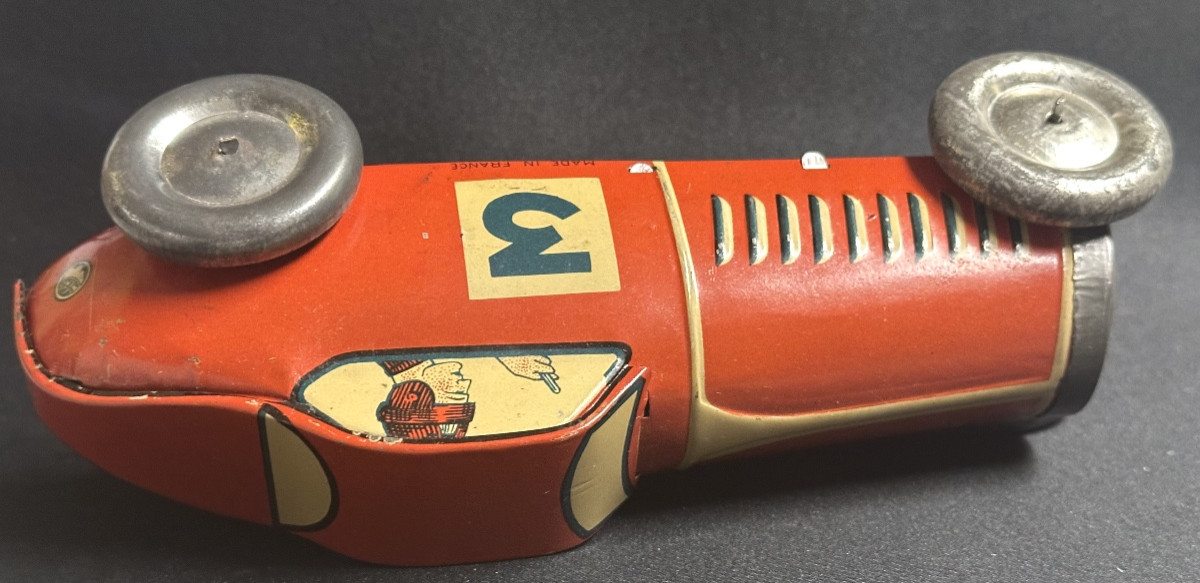 Memo Racing Car No. 808 In Lithographed Tinplate. Toy In Very Good Condition /8-photo-6