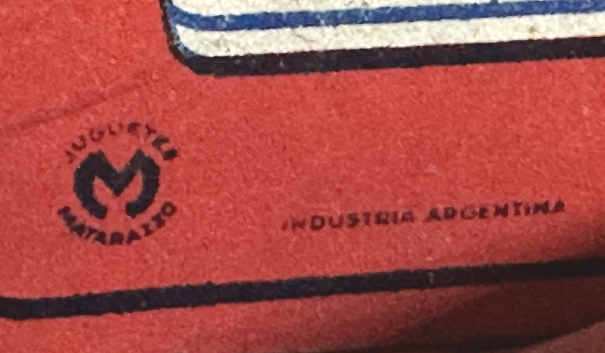 Ancien jouet Matarazzo Argentine Voiture Ford Woody vers 1940 jouet tôle lithographiée /9-photo-3