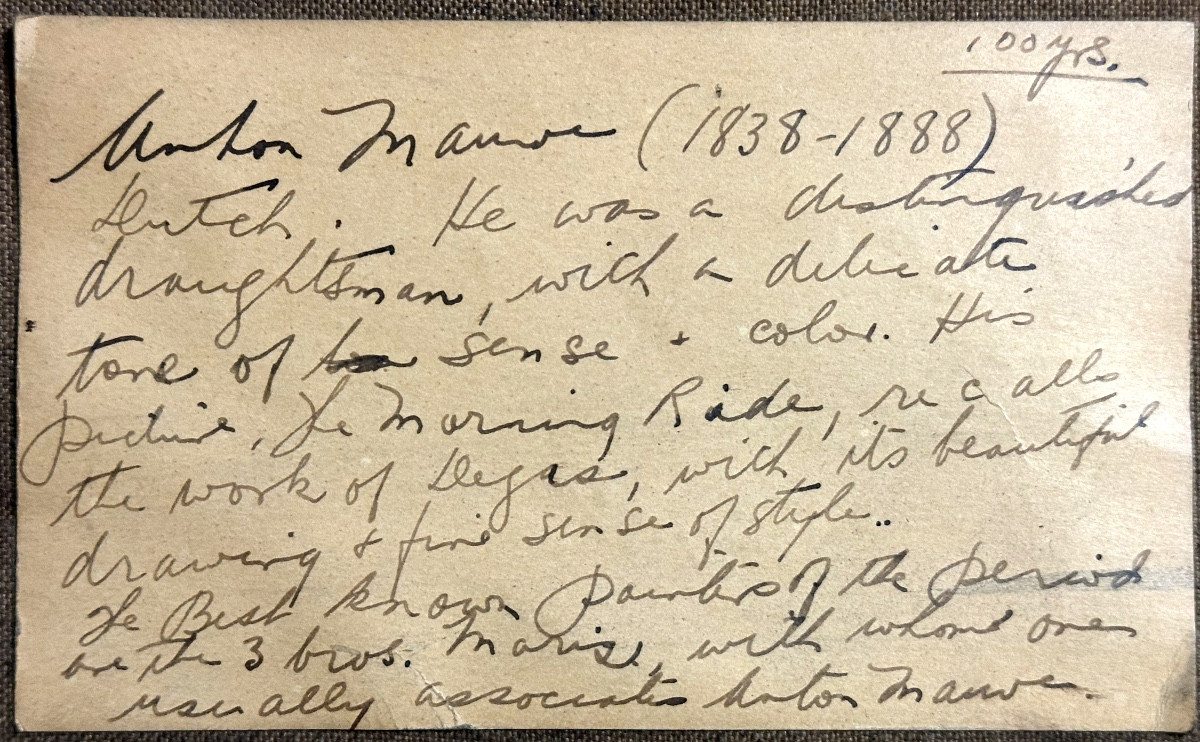 Anton MAUVE 1838-1888 Pays Bas Grande huile bergère et moutons au lever de soleil Van Gogh-photo-3