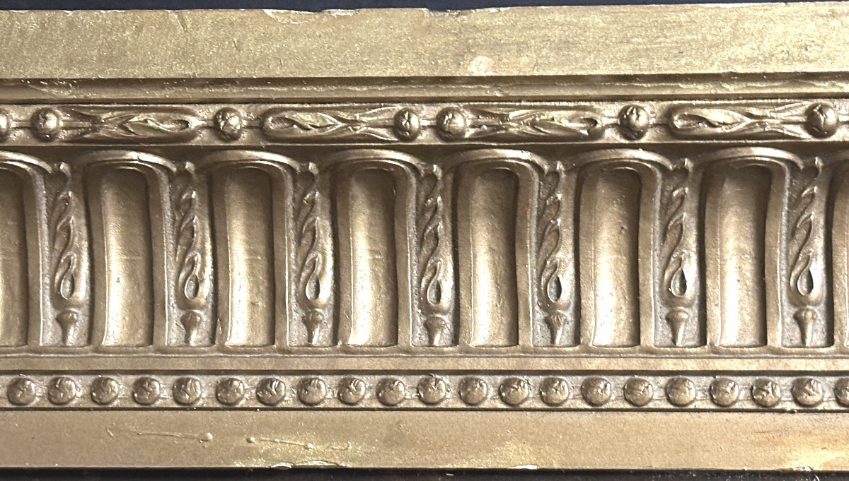 Important 19th-century Oil Painting Of Christ In Bust On Mahogany -photo-1