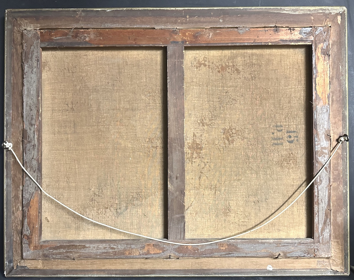 Jacques Van Coppenolle 1878-1915 Large Oil Painting, Barbizon Floral Composition, Flowers-photo-1