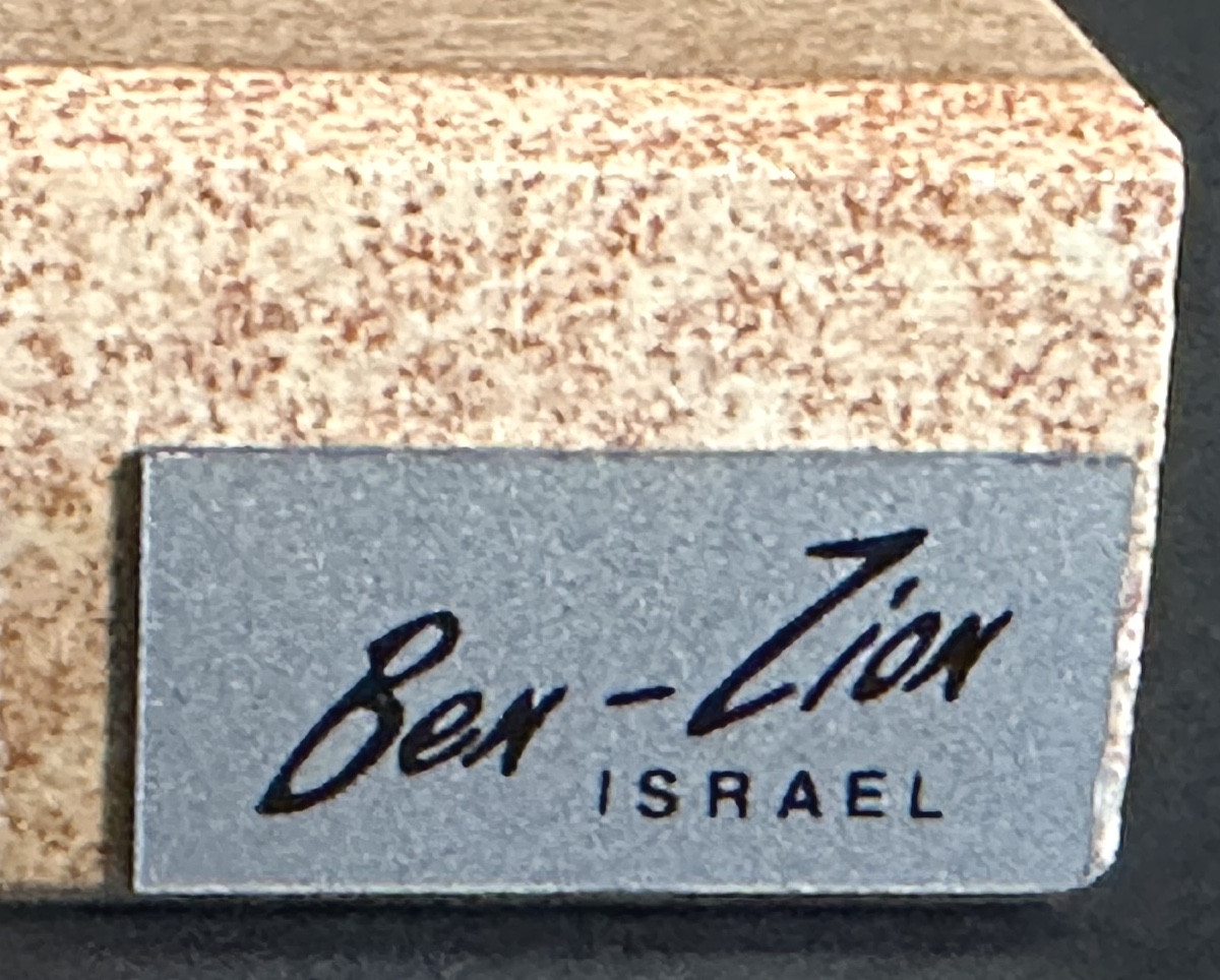 Large Silver Sculpture Ben Zion 925/1000 Standing Violinist Judaica Israel 15.6cm /5-photo-4