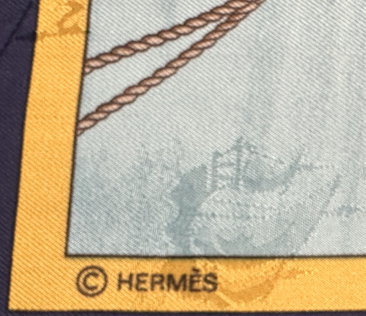 Hermès Silk Scarf 1992 Christopher Columbus Discovers America Near Mint Condition Special Edition-photo-5