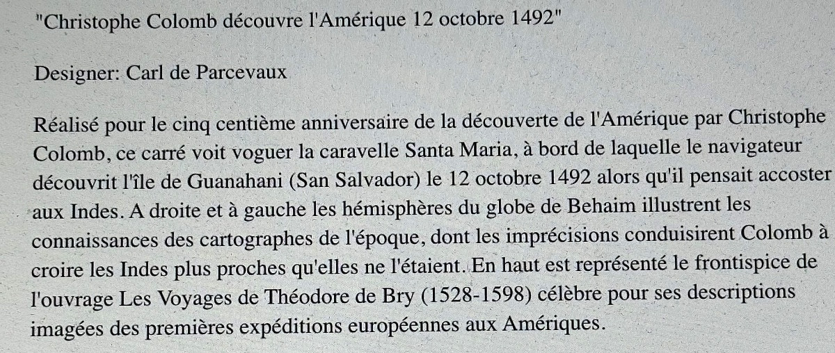 Hermès Silk Scarf 1992 Christopher Columbus Discovers America Near Mint Condition Special Edition-photo-8
