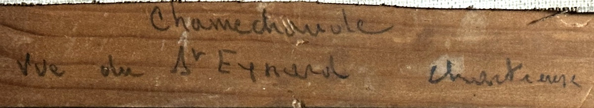 Lucien Quenard 1902-1995 Oil Painting Chamechaude View Of St Eynard Chartreuse Alps Grenoble -photo-1