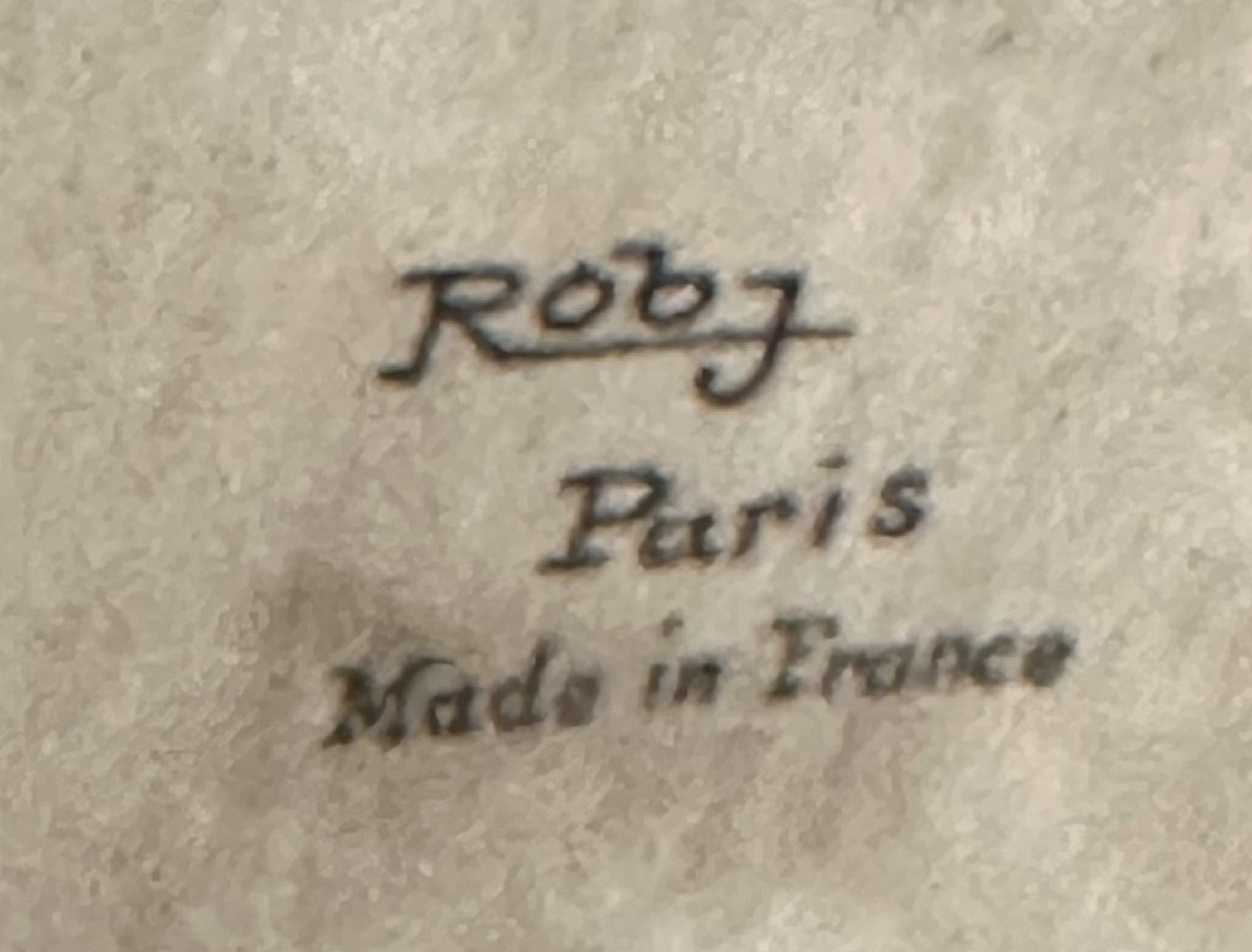 ROBJ Caddy golfeur en porcelaine signé Golf Art Deco sport-photo-1