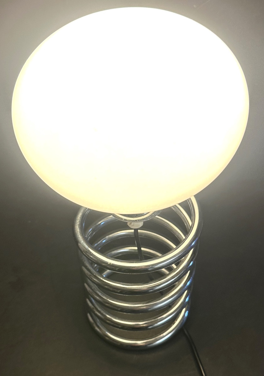Ingo MAURER Lampe modèle SPIRALE ou RESSORT 1970 en très bon état design-photo-2