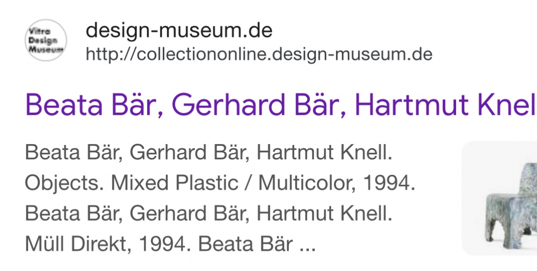 BÄR et KNELL Rare suite de 6 sièges Design en résine recyclée Signés tabourets -photo-6