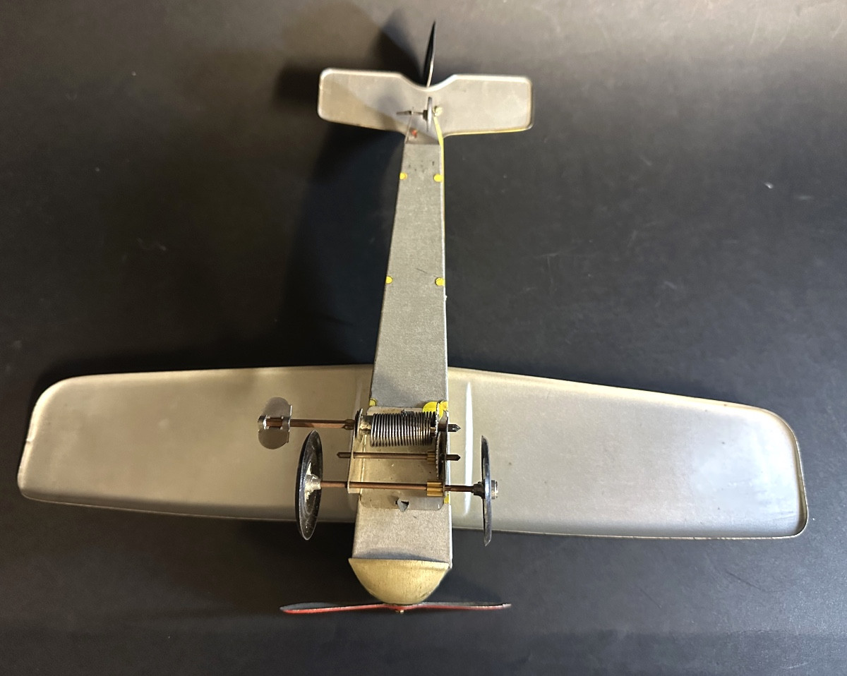 Ml Toy Airplane 1930 Martinan And Larnaude In Lithographed Tinplate In Very, Very Good Condition /21-photo-5