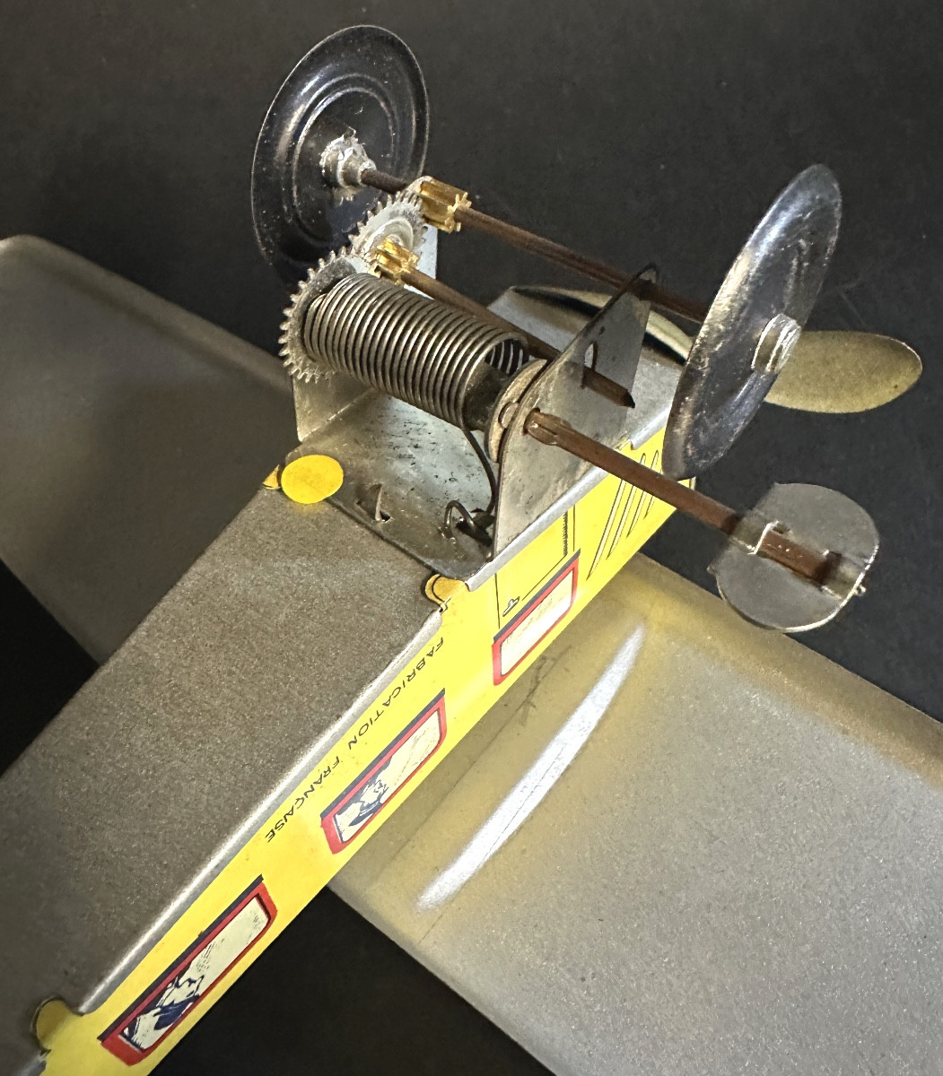 Ml Toy Airplane 1930 Martinan And Larnaude In Lithographed Tinplate In Very, Very Good Condition /21-photo-6