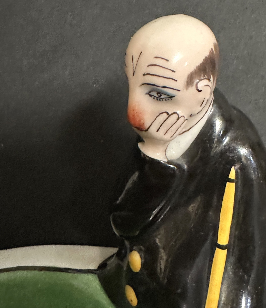 Billard ALADIN RARE vide poche en porcelaine en l’état Le 1er accroc se paye 100 Fr collection-photo-3