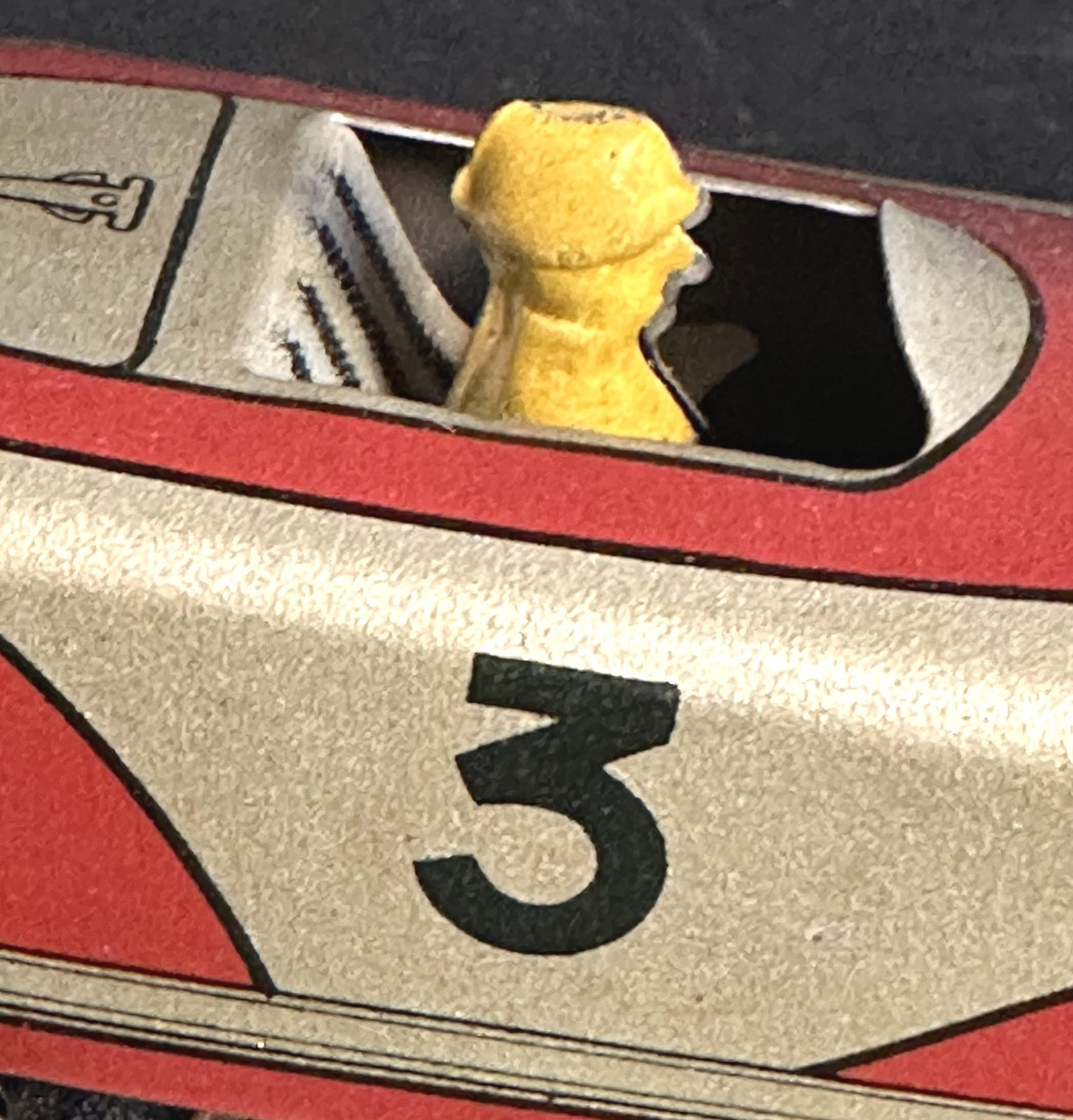 Ml Mechanical Racing Car No. 3 In Lithographed Tinplate 1930 Martinan And Larnaude Toy /23-photo-3