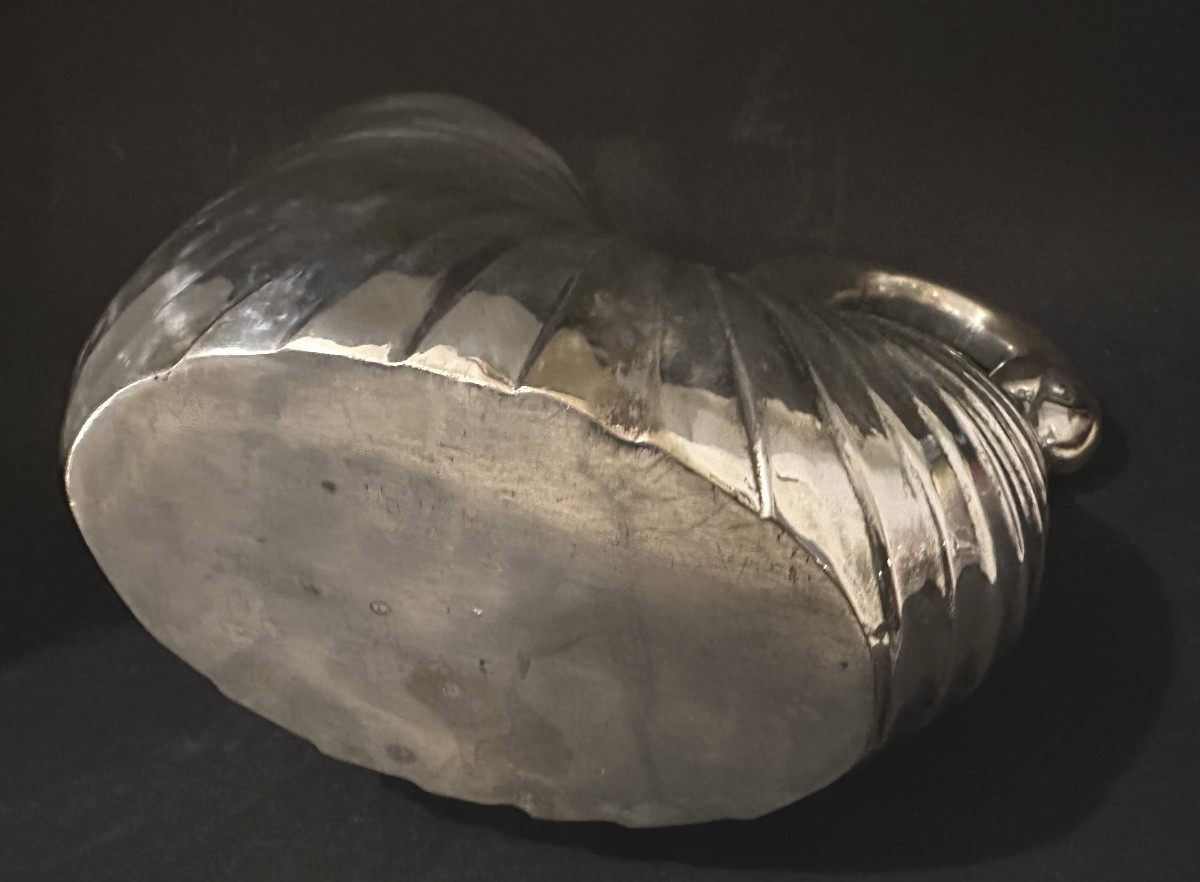 Elegant Cygnus Champagne Bucket/cooler/bottle Holder In Nickel-plated Metal -photo-4