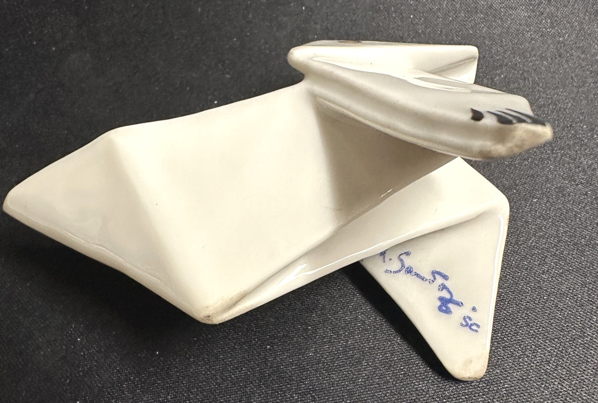 RARE salière cocotte Edouard Marcel SANDOZ 1921 Haviland Musée Limoges-photo-1