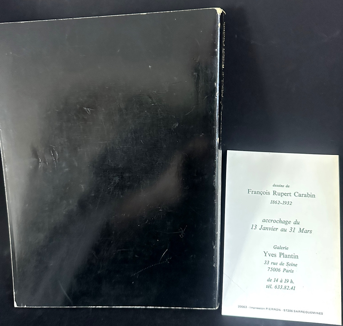 The Work Of Rupert Carabin 1862-1932 Book 1974 Galerie Du Luxembourg Paris Ex Libris-photo-2