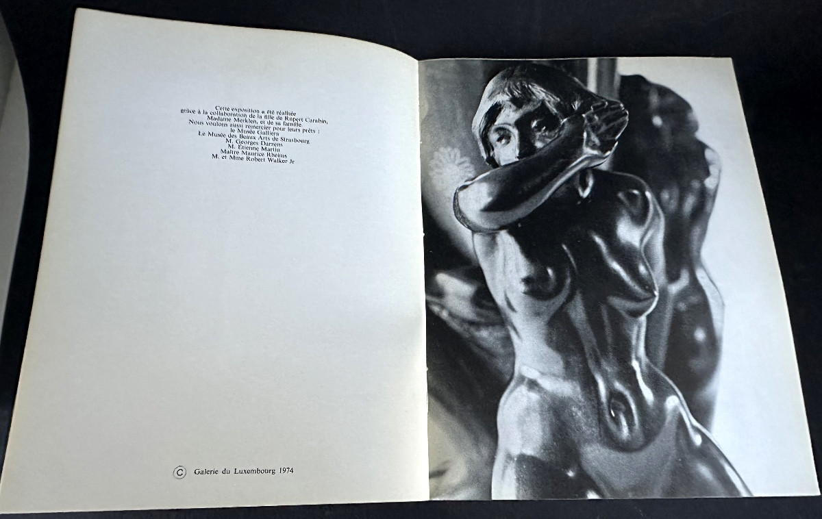 The Work Of Rupert Carabin 1862-1932 Book 1974 Galerie Du Luxembourg Paris Ex Libris-photo-1
