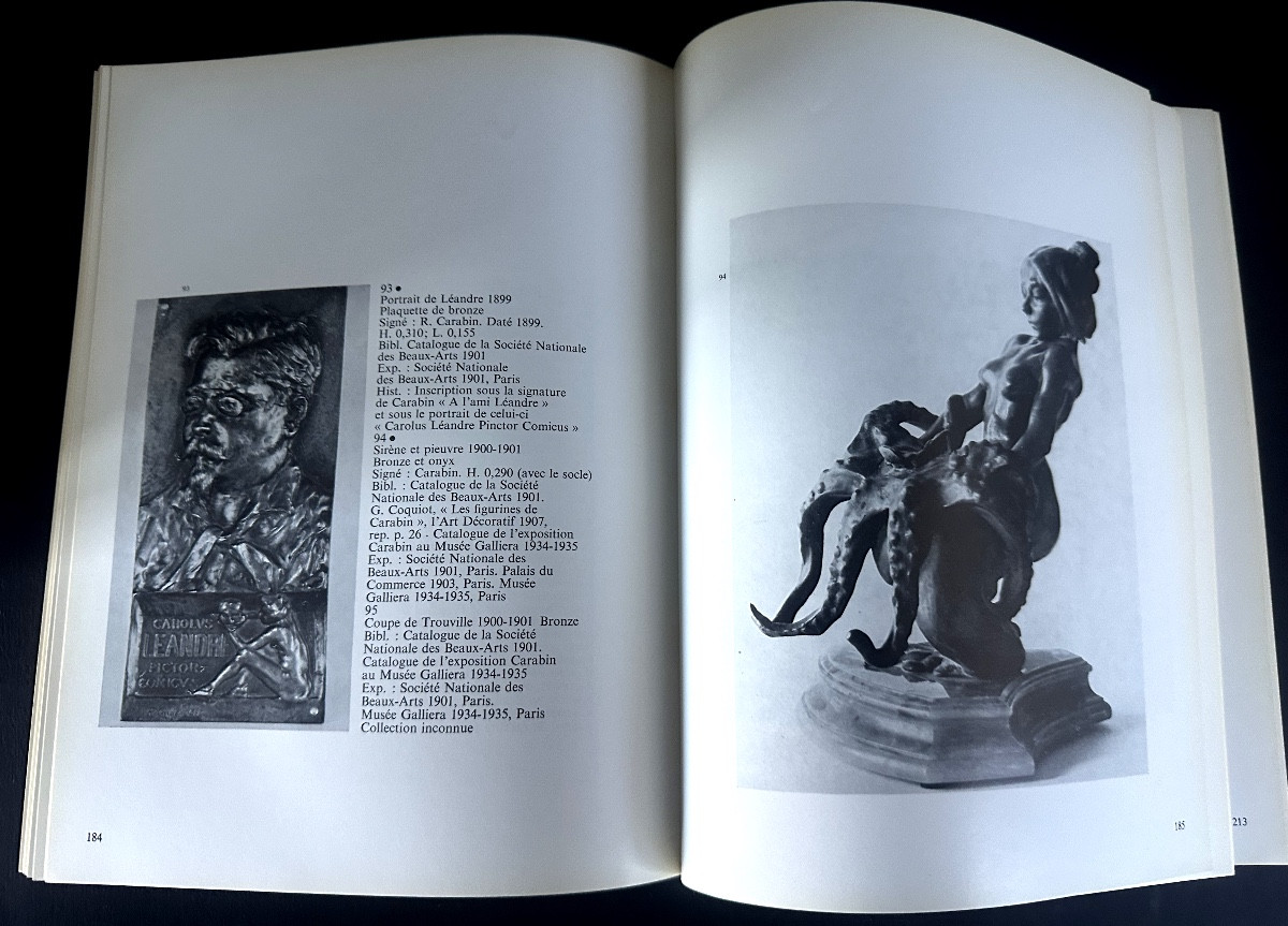 The Work Of Rupert Carabin 1862-1932 Book 1974 Galerie Du Luxembourg Paris Ex Libris-photo-7