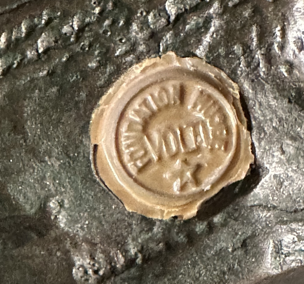 Volti 1915-1989 Reverie Bronze With Green-brown Patina 36 Cm-photo-1