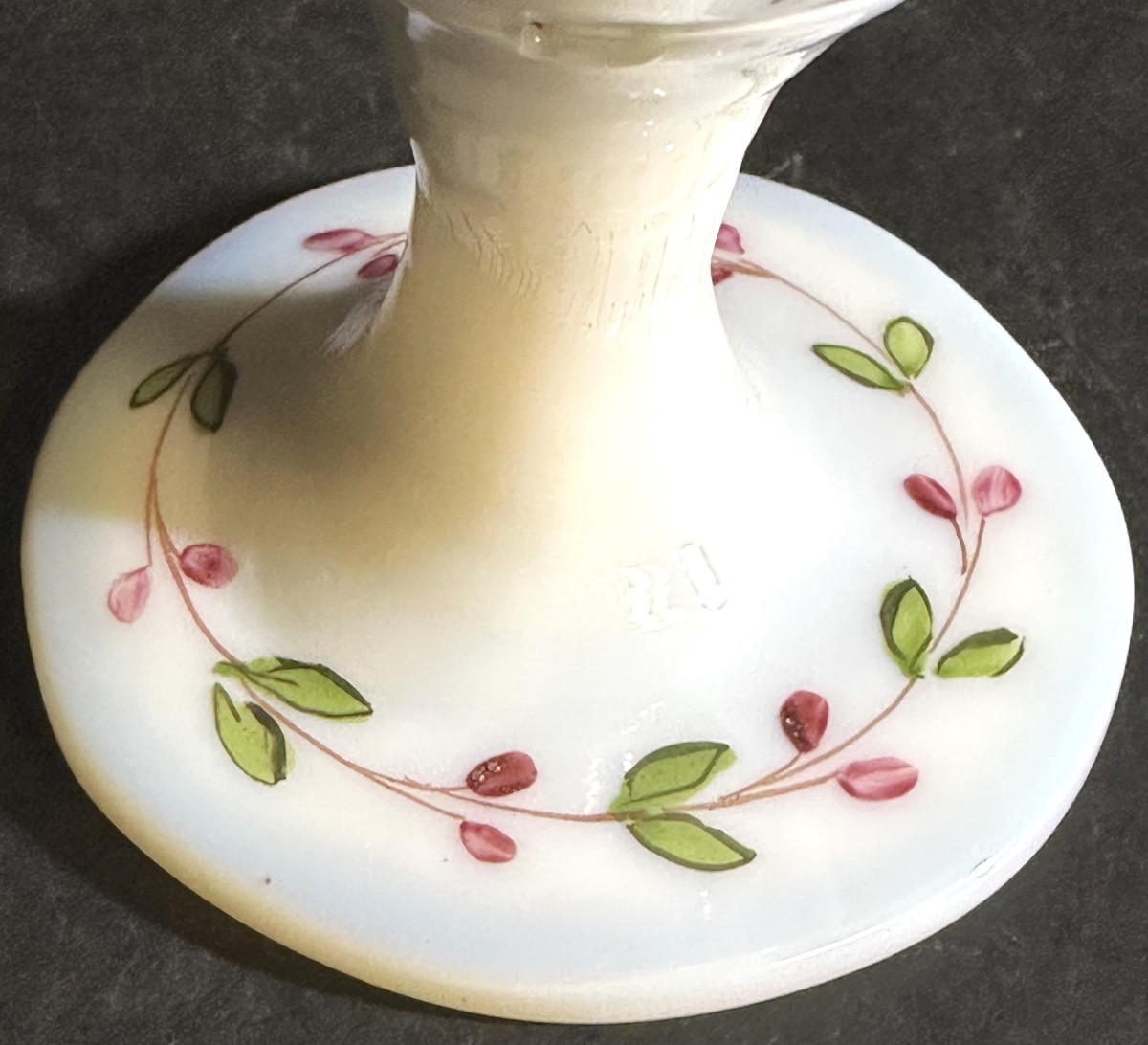 Turkey 19th Century Opaline Aspersoir Beykoz Rose Water Bottle Opaline Ottoman Turkish-photo-3