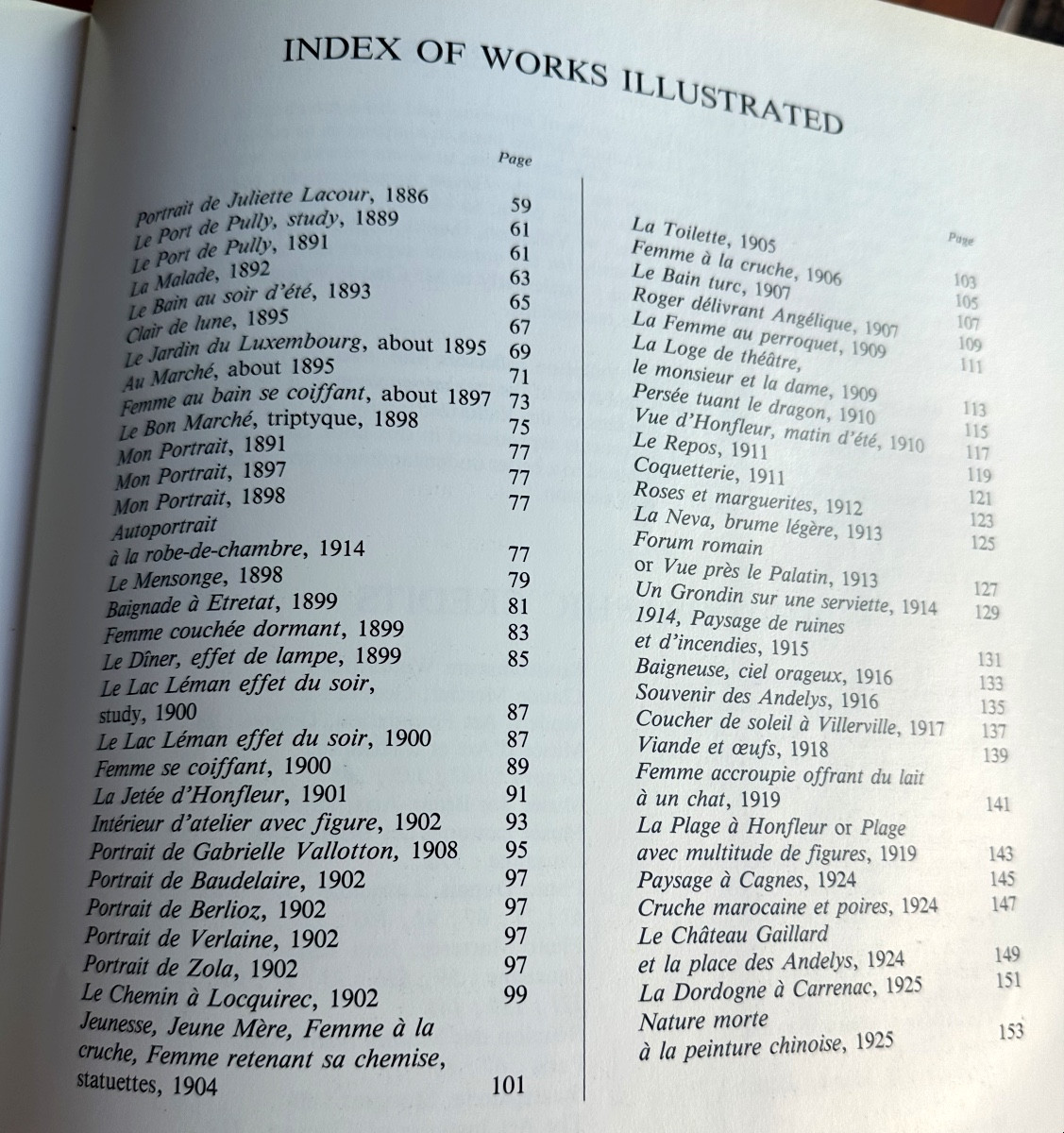 Felix Vallotton l'œuvre Peinte Suisse Marina Ducrey 1989 édita English Version-photo-4
