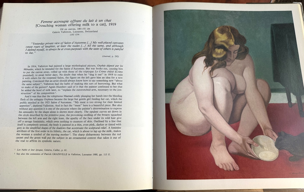 Felix Vallotton l'œuvre Peinte Suisse Marina Ducrey 1989 édita English Version-photo-5