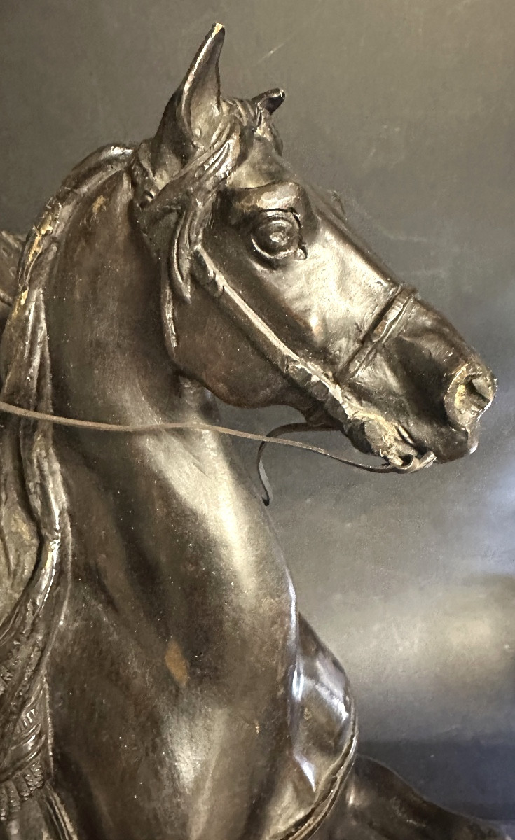 Carlo MAROCHETTI 1805-1867 d’après Empereur Napoléon  Ier à cheval bronze-photo-3