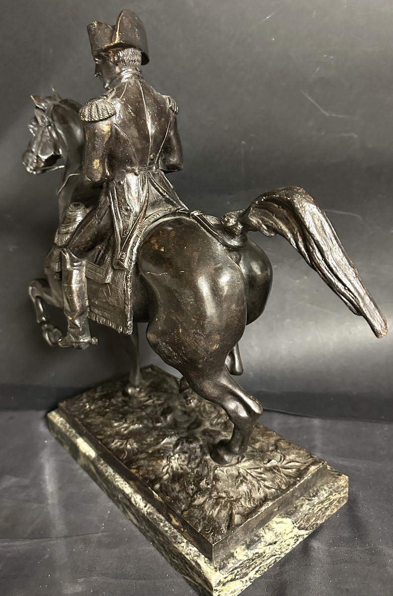 Carlo MAROCHETTI 1805-1867 d’après Empereur Napoléon  Ier à cheval bronze-photo-4