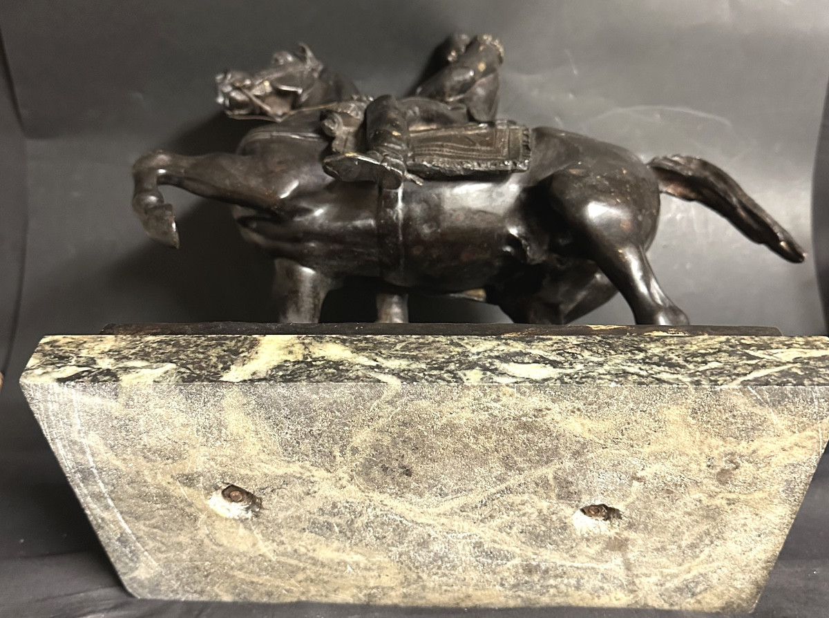 Carlo MAROCHETTI 1805-1867 d’après Empereur Napoléon  Ier à cheval bronze-photo-5