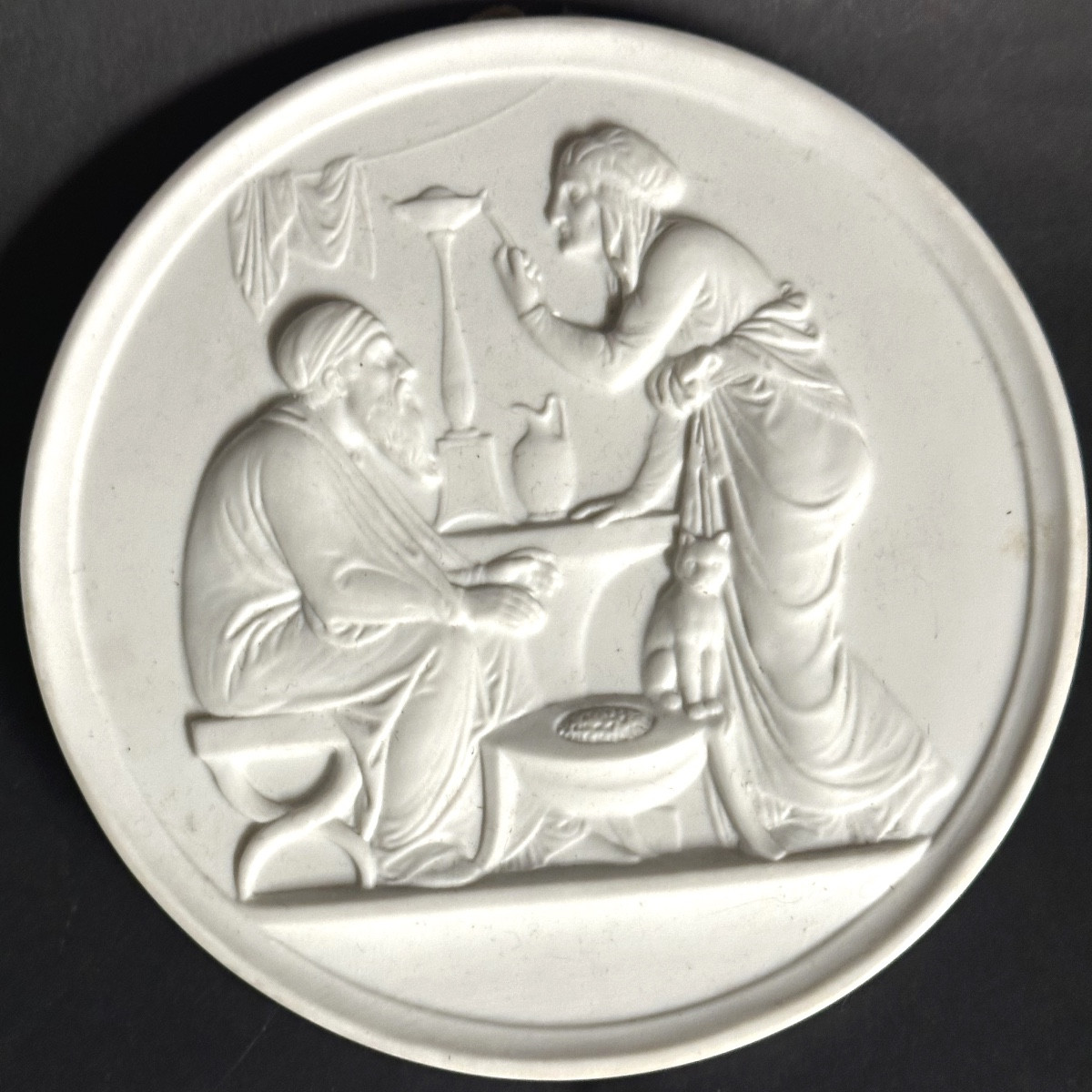 Bing Et Grondahl Copenhagen Suite Of 4 Porcelain Cookies Spring Day Autumn Winter-photo-3