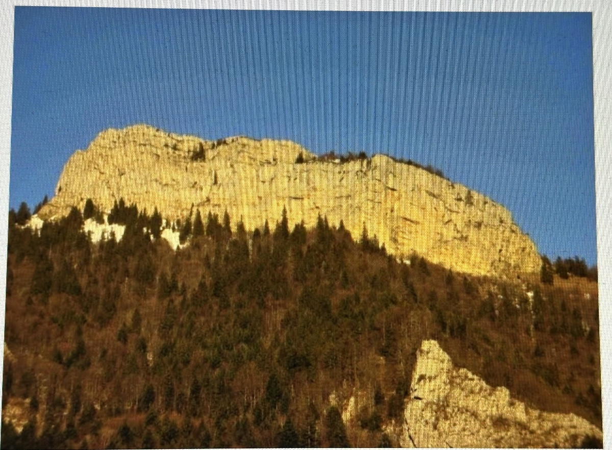 Lucien QUENARD 1902-1995 Huile La Pinea en Chartreuse Soleil couchant Montagne Grenoble -photo-2