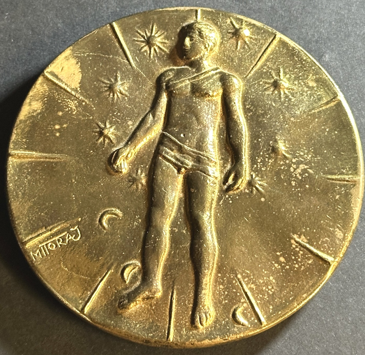 Igor MITORAJ 1944-2014 ARTCURIAL Bronze en écrin ARTICULATIONS avec certificat Pologne-photo-2