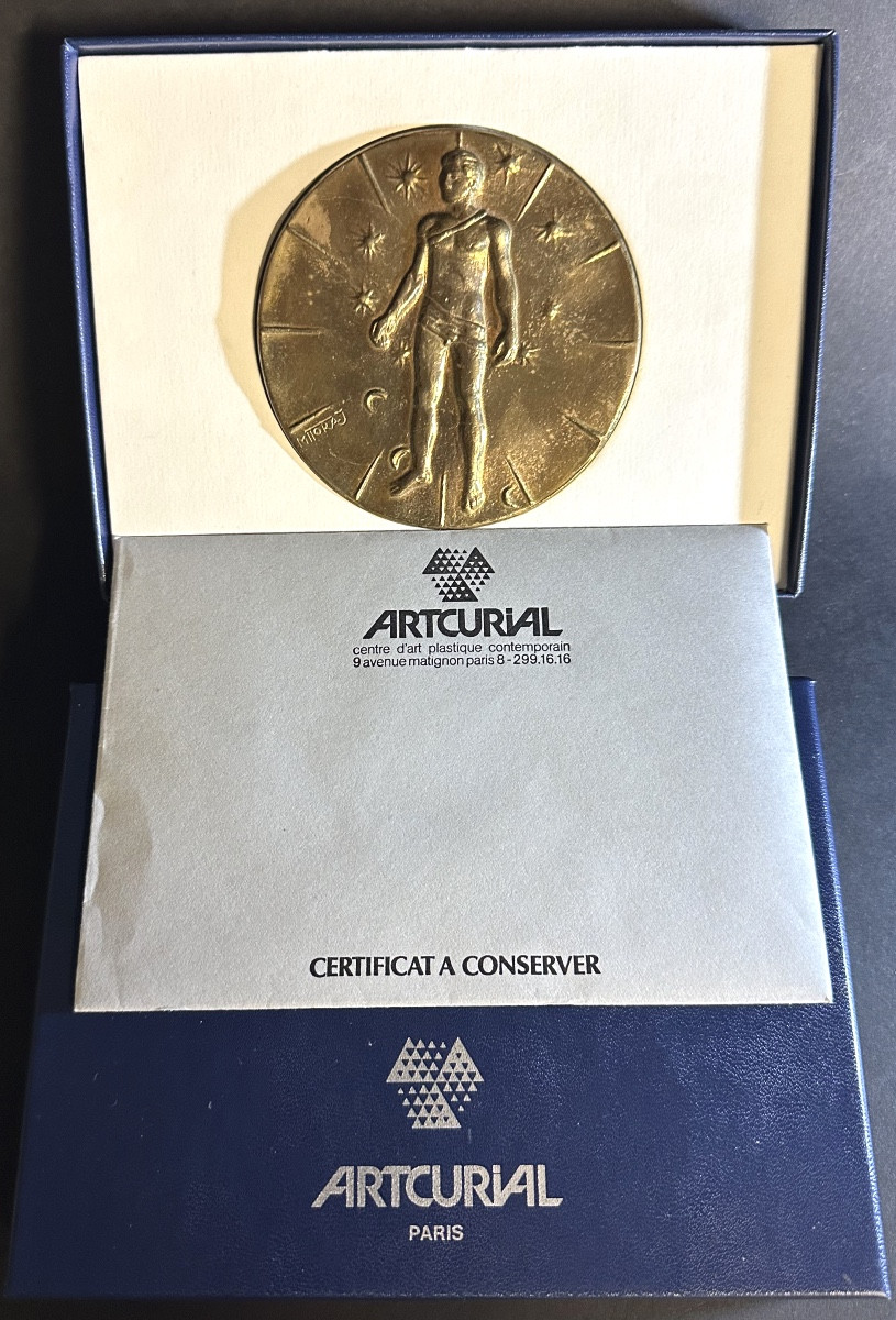 Igor MITORAJ 1944-2014 ARTCURIAL Bronze en écrin ARTICULATIONS avec certificat Pologne