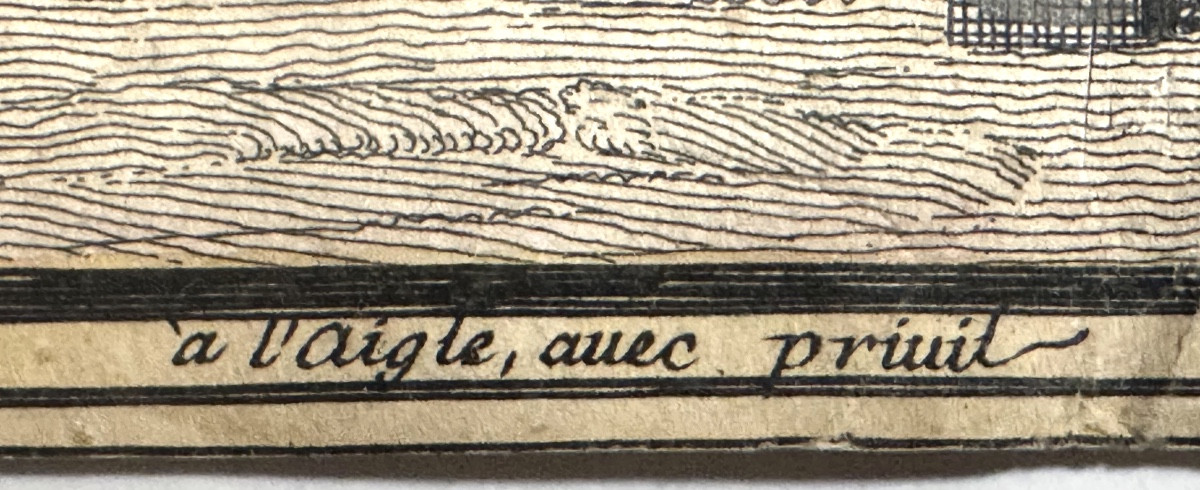 Gravure religieuse rehaussée XVIIIe ou XVIIe Saint Ignace de Loyola Jésuite St -photo-1