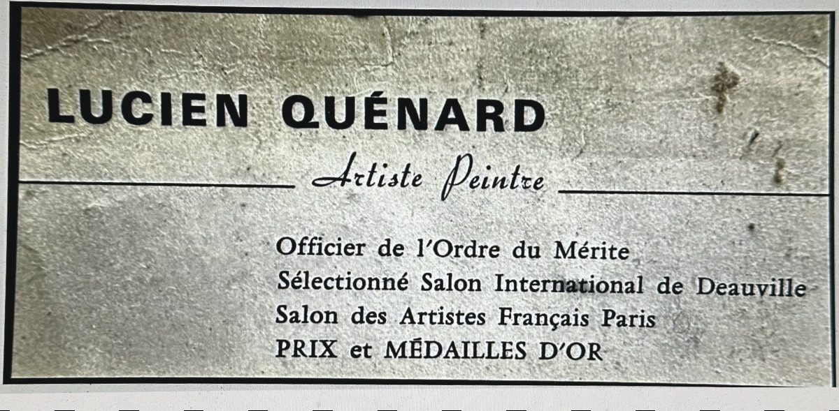 Lucien QUENARD 1902-1995 Grande huile Aiguille des Houches Merlet vallée de Chamonix Mont Blanc-photo-3