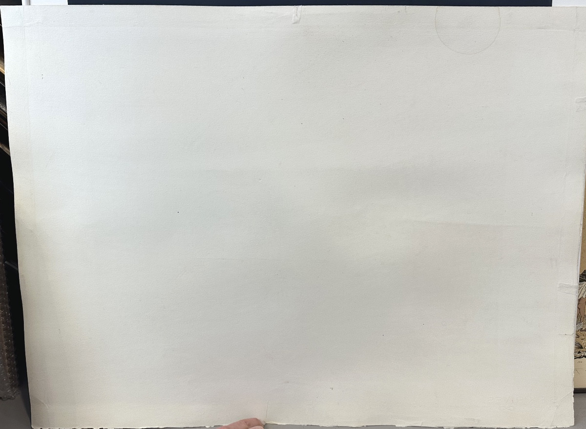 Robert Combas Lithograph Le Mariage 1998 Signed-photo-1