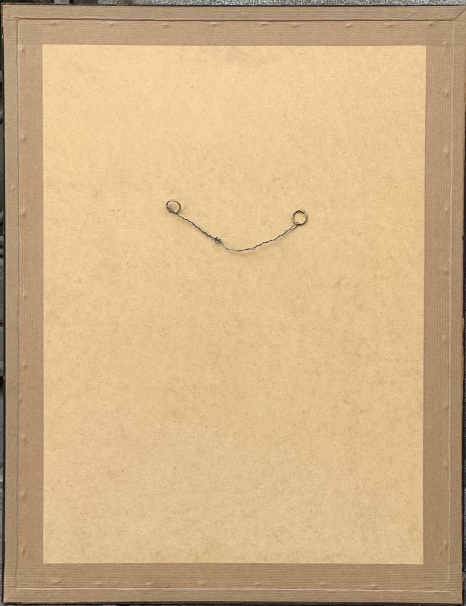 Émile OTHON FRIEZ 1879-1949 Jardin animé lithographie Jacomet vers 1930 signée-photo-3