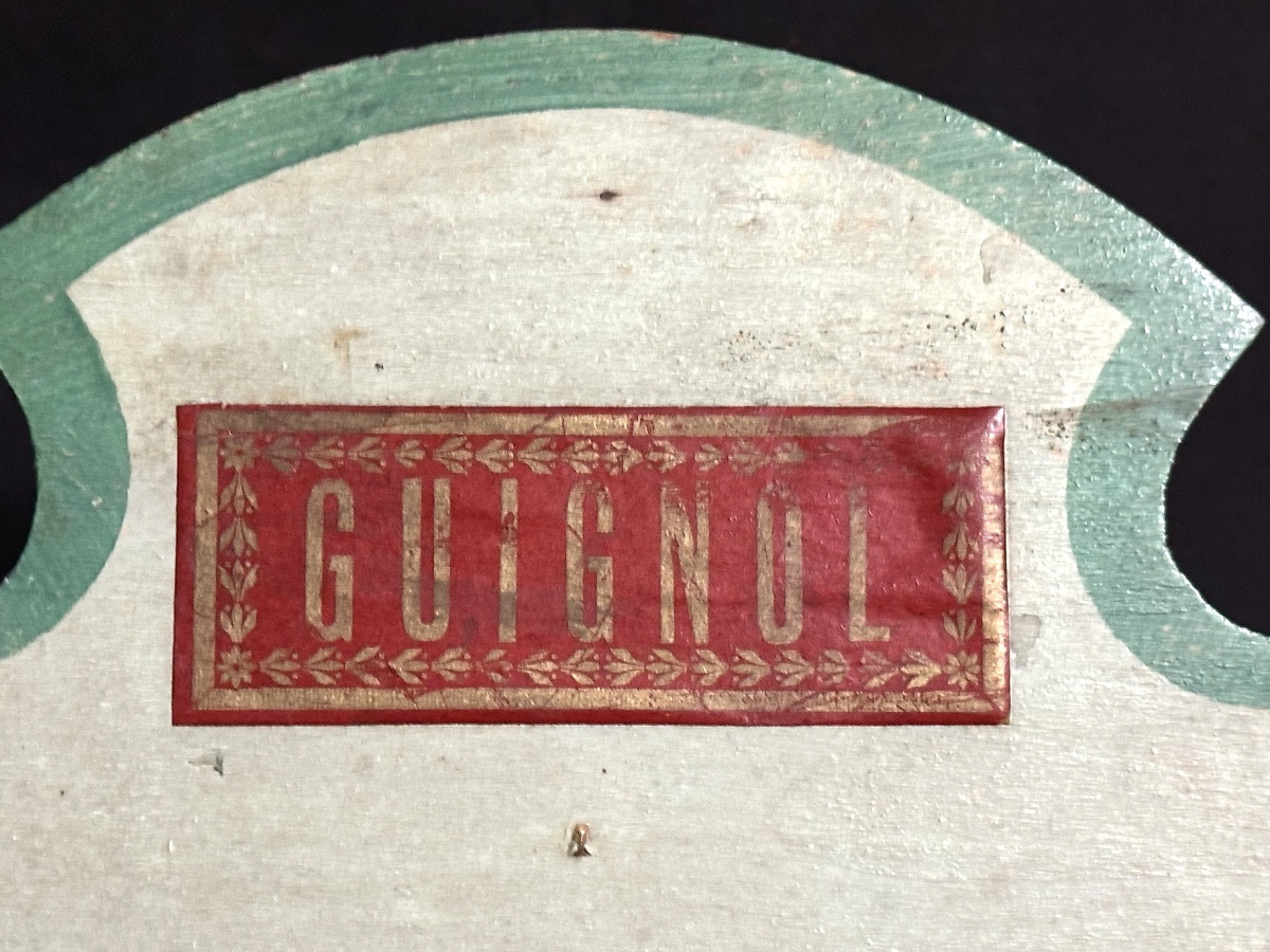 Théâtre de Guignol Lyonnais et marionnettes Castelet vers 1920 Lyon-photo-2
