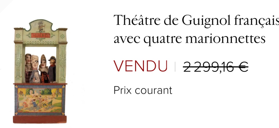 Théâtre de Guignol Lyonnais et marionnettes Castelet vers 1920 Lyon-photo-7