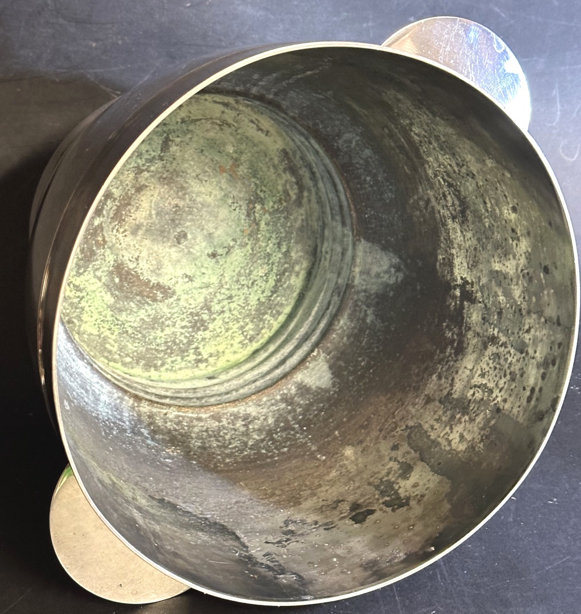 Art Deco Orfèvre Atd Silver-plated Champagne Bucket-photo-3
