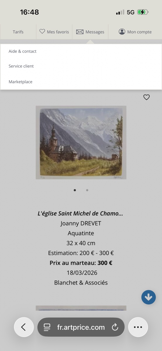 Joanny Drevet 1889-1969 La Meije From The Galibier Alps Mountain-photo-5
