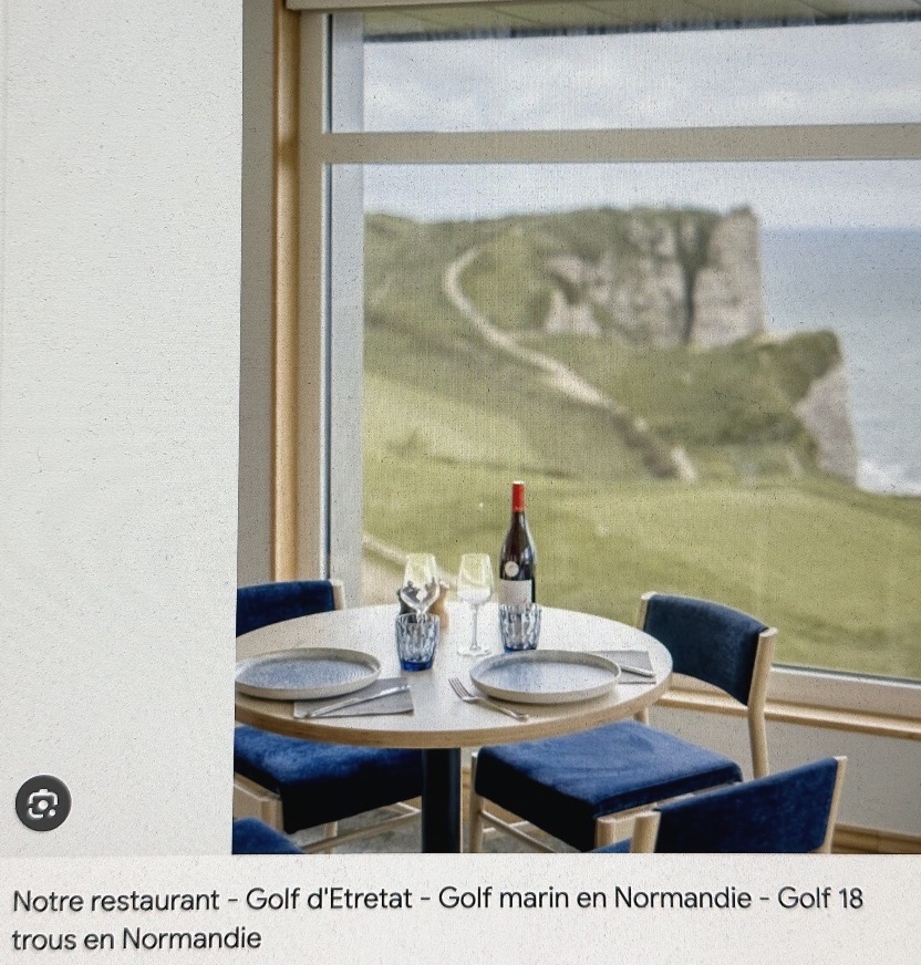 Seau à glaçons Art Deco Golf d’ Etretat Normandie métal argenté avec pince 1959-photo-5