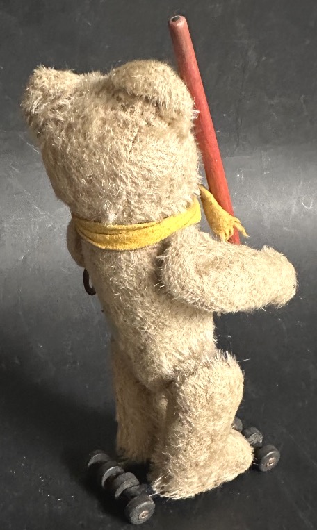 Schuco Wind-up Teddy Bear Rolly Bear, Mid-20th Century Toy -photo-2